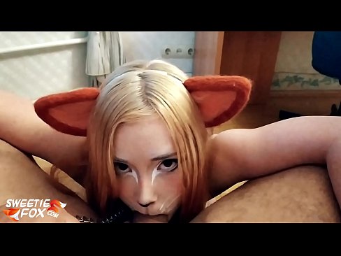 ❤️ Kitsune ਉਸ ਦੇ ਮੂੰਹ ਵਿੱਚ ਡਿਕ ਅਤੇ ਕਮ ਨਿਗਲ ❤ ਸੁਪਰ ਸੈਕਸ